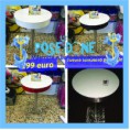 Tavolo luminoso , altezza 75 cm , circonferenza tavolo 170 cm , 199 euro